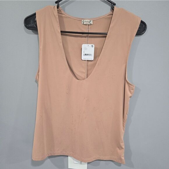 🐢 Intimately Free People Second Skin Cami Size L - Picture 7 of 8